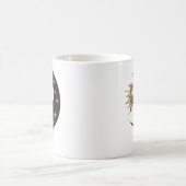 金ゴールドサン&ムーンマグ コーヒーマグカップ (中央)