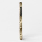 金ゴールドサークルシャンパンきらきら光るの電話ケース Case-Mate iPhoneケース (裏面/左)