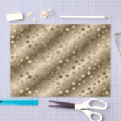 金ゴールドサークルシャンパンきらきら光るティッシュペーパー 薄葉紙 (クラフト)