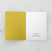 金ゴールドサークルペンタグラム、ハッピーハローウィン カード (内部)