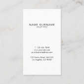 金ゴールドサークルミッドナイトブルーアポイントメント縦 名刺 (裏面)