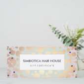 金ゴールドサークル紙吹雪サロンスパギフト券 (スタンド正面)