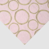 金ゴールドサークル&赤面ピンクモダントレンディーシック 薄葉紙 (詳細)