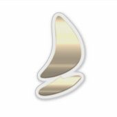 金ゴールドサーフィンシール シール (正面)