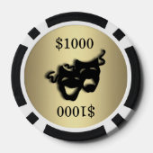 金ゴールドシアターマーカー ポーカーチップ (裏面)