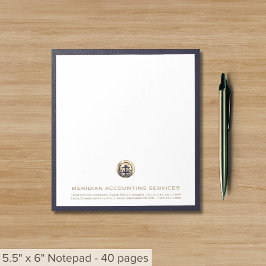 金ゴールドシエレガントール会計メモ帳 ノートパッド