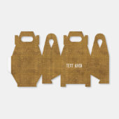 金ゴールドシックグランジスクウェアズパーティーの好意ボックス フェイバーボックス (折り畳みなし)