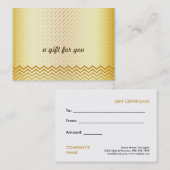 金ゴールドシブロンサロン及びスパギフト券 割引カード (正面/裏面)