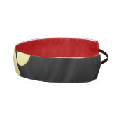 金ゴールドシャイニーな犬の手を黒い背景に アスレチックヘッドバンド (右)