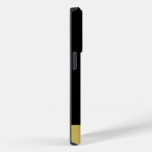 金ゴールドシャイニーな犬の手を黒い背景に Case-Mate iPhoneケース (裏面 / 右)