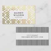 金ゴールドシャインとホワスタイリッシュイトの名刺 名刺 (正面/裏面)