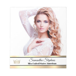 金ゴールドシャインオートグラフパッド ノートパッド