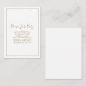 金ゴールドシャワー挿入用の本 エンクロージャーカード (正面/裏面)