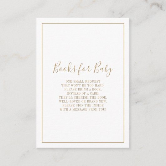 金ゴールドシャワー挿入用の本 エンクロージャーカード (正面)