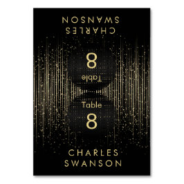 金ゴールドシャワー | DIY座席表付き文字 テーブルナンバー