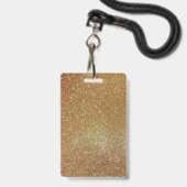 金ゴールドシャンデリアスイート16パーティーVIPバッジ バッジ (ストラップ付き裏面)