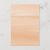 金ゴールドシャンパンウォーターカラーフローラブランチ&バブリー 案内状 (裏面)