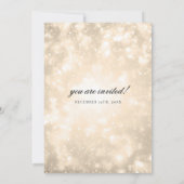 金ゴールドシャンパン《写真》ぼけ味エレガントな結婚式 招待状 (裏面)