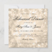 金ゴールドシャンパン《写真》ぼけ味エレガントリハーサルディナー 招待状 (正面)