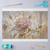 金ゴールドシルクエレガントユニークバラアートドリーム 薄葉紙 (クラフト)