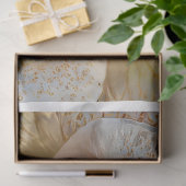 金ゴールドシルクビューティユニークバラアートドリーム 薄葉紙 (ギフト)