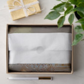 金ゴールドシルクモダンユニークバラアートドリーム 薄葉紙 (ギフト)