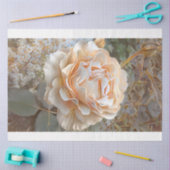 金ゴールドシルクユニークバラアートドリーム 薄葉紙 (クラフト)