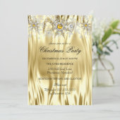 金ゴールドシルバーウィンターワンダーランドクリスマスパーティー 招待状 (スタンド正面)