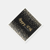 金ゴールドシルバーカスタム紙吹雪50周年記念パーティー スタンダードカクテルナプキン (角)