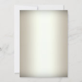 金ゴールドシルバークリスタルスノーフレーク洗礼/《キリスト教》洗礼式や命名式 招待状 (裏面)