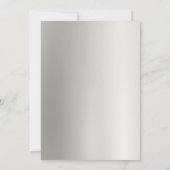 金ゴールドシルバークリスマスツリーカンパニーホリデーパーティー 招待状 (裏面)