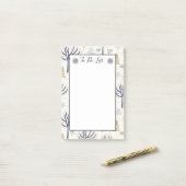 金ゴールドシルバークリスマスツリーリストするライト ポストイット (デスク上)