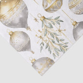 金ゴールドシルバービンテージクリスマスオーナメント 薄葉紙 (詳細)