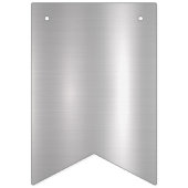 金ゴールドシルバーブラックタイポグラフィウェディングパーティー バンティングフラッグ (第1の旗)