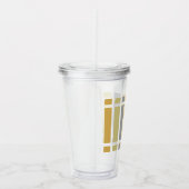 金ゴールドシルバーブロンズメタルハウス アクリルタンブラー (右)