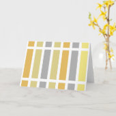 金ゴールドシルバーブロンズメタルハウス カード (黄色い花)