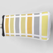 金ゴールドシルバーブロンズメタルハウス ゴルフヘッドカバー (正面)