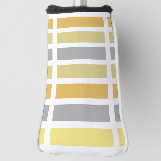 金ゴールドシルバーブロンズメタルハウス ゴルフヘッドカバー (回転90)