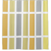 金ゴールドシルバーブロンズメタルハウス シャワーカーテン (正面)