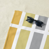 金ゴールドシルバーブロンズメタルハウス ビーチタオル (インサイチュ)