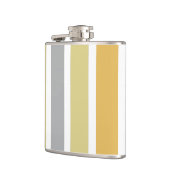 金ゴールドシルバーブロンズメタルハウス フラスク (左)