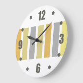 金ゴールドシルバーブロンズメタルハウス ラージ壁時計 (傾斜)