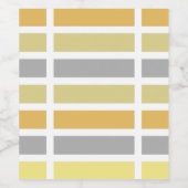 金ゴールドシルバーブロンズメタルハウス ワインラベル (シングルラベル)