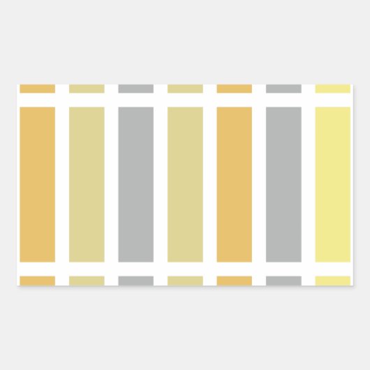 金ゴールドシルバーブロンズメタルハウス 長方形シール (正面)