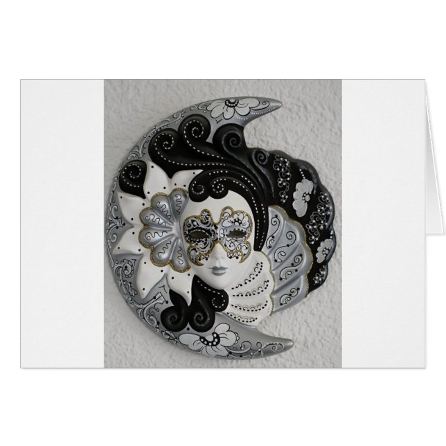 金ゴールドシルバーベネチアンマスク (正面横)