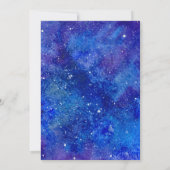 金ゴールドシルバーロケット船銀河系ありがとう サンキューカード (裏面)