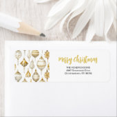 金ゴールドシルバーヴィンテージオーナメントクリスマス ラベル (インサイチュ)