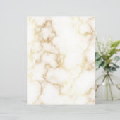 金ゴールドシルバー静脈大理石2辺スクラップブック紙 (スタンド正面)