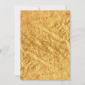 金ゴールドシルバー・ロケット船宇宙誕生日会 招待状 (裏面)