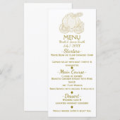 金ゴールドシンデレラキャリッジプリンセス童話メニュー メニュー (正面/裏面)